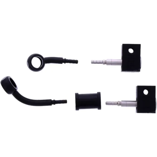 Bremsschlauch Stahlflex Kit Anschluss schwarz 2-teilig 1178962