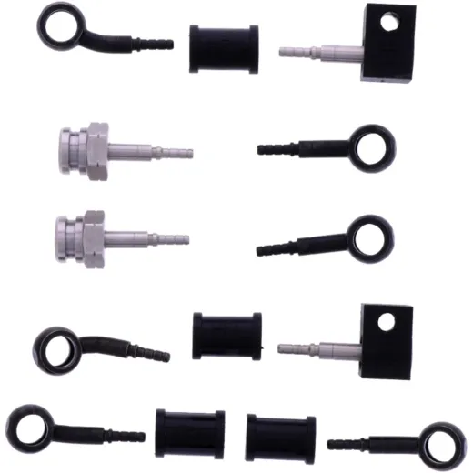 BRAIDED STEEL BRAKE HOSE KIT