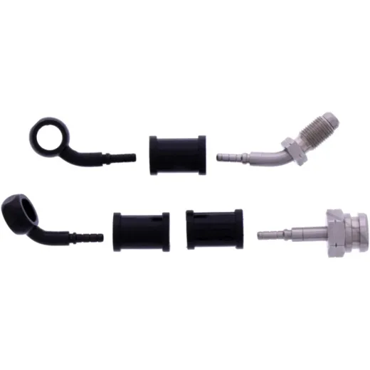 Bremsschlauch Stahlflex Kit Anschluss schwarz 2-teilig 1178966