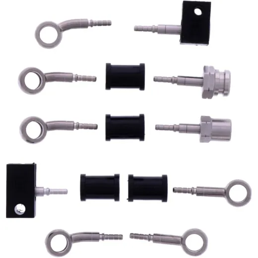 BRAIDED STEEL BRAKE HOSE KIT
