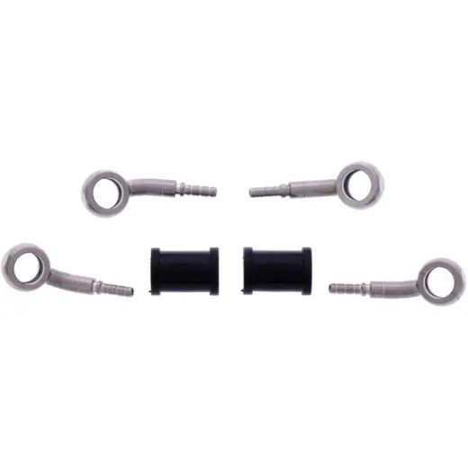 Bremsschlauch Stahlflex Kit Anschluss silber 2-teilig 1178968