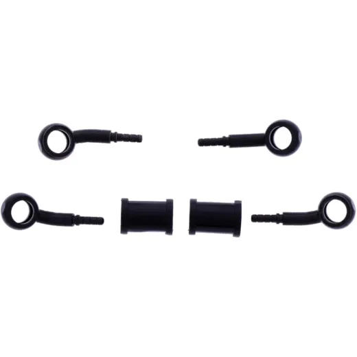 Bremsschlauch Stahlflex Kit Anschluss schwarz 2-teilig 1178970