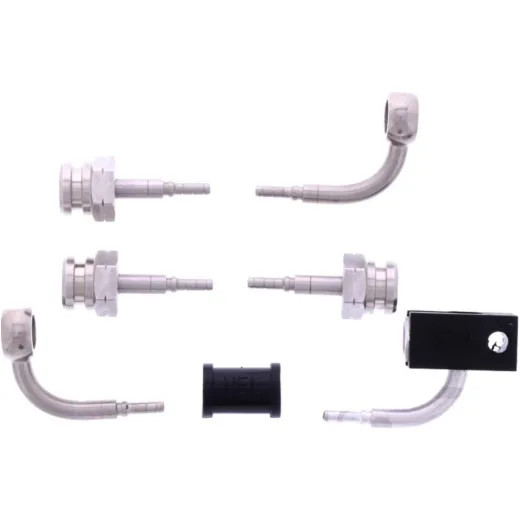 Bremsschlauch Stahlflex Kit Anschluss silber 3-teilig 1178972