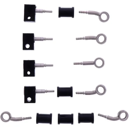 BRAIDED STEEL BRAKE HOSE KIT