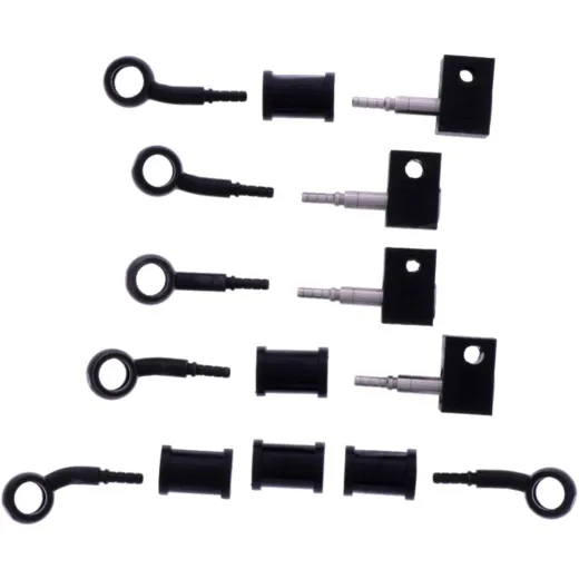 BRAIDED STEEL BRAKE HOSE KIT
