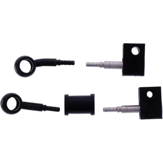 Bremsschlauch Stahlflex Kit Anschluss schwarz 2-teilig 1178978