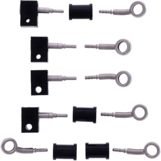 BRAIDED STEEL BRAKE HOSE KIT