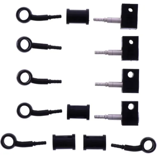 BRAIDED STEEL BRAKE HOSE KIT