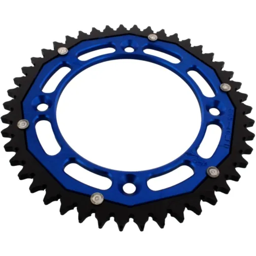 Kettenblatt Kettenrad Dual 46Z Teilung 428 blau
