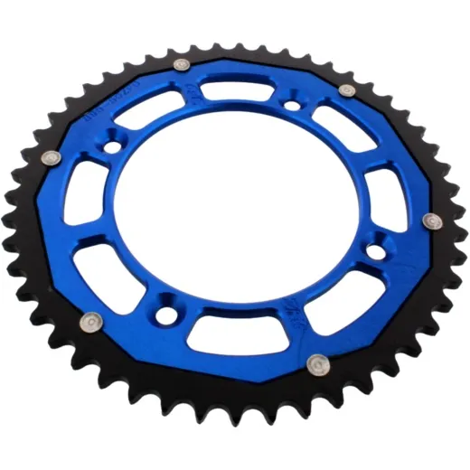 Kettenblatt Kettenrad Dual 50Z Teilung 428 blau ZFD89550BLU