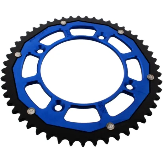 Kettenblatt Kettenrad Dual 51Z Teilung 428 blau