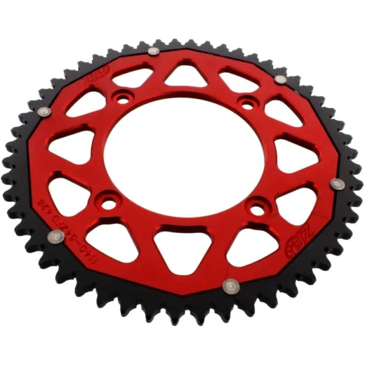 Kettenblatt Kettenrad Dual 54Z Teilung 428 rot ZFD114054RED