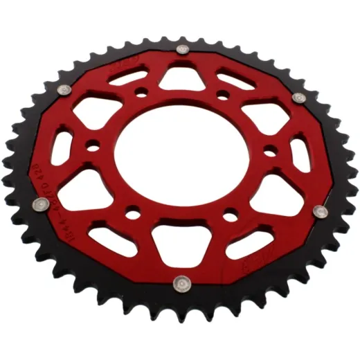 Kettenblatt Kettenrad Dual 48Z Teilung 428 rot ZFD184448RED