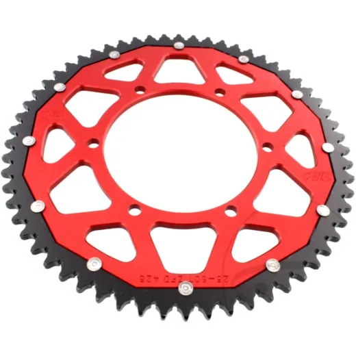 Kettenblatt Kettenrad Dual 60Z Teilung 428 rot