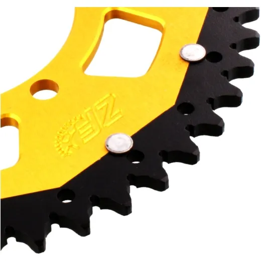Rear sprocket dual 48 tooth pitch 520 gold ZFD202048GLD