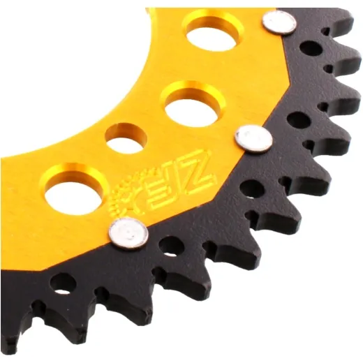 Rear sprocket dua 43 tooth pitch 520 gold ZFD48643GLD