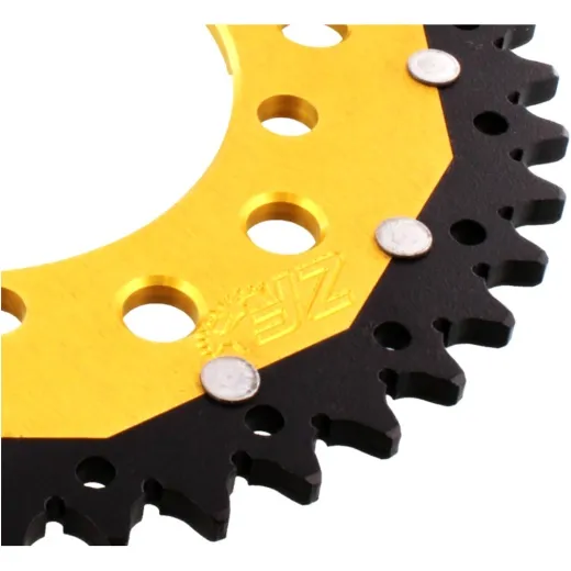 Rear sprocket dua 42 tooth pitch 520 gold