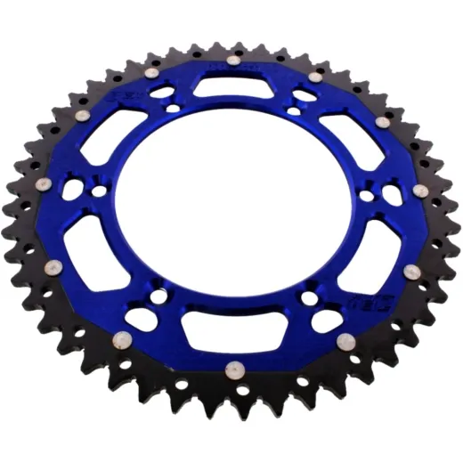 Kettenblatt Kettenrad Dual 51Z Teilung 520 blau