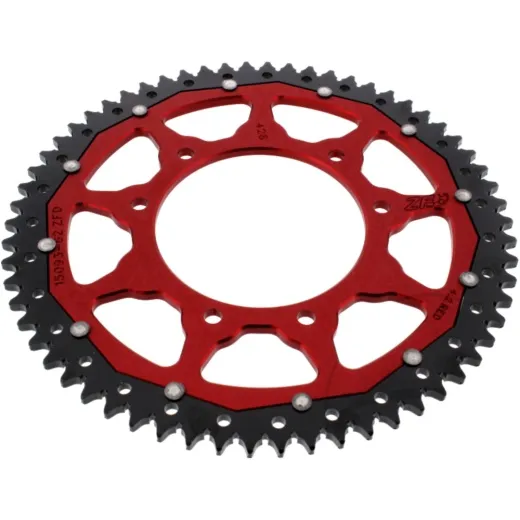Kettenblatt Kettenrad Dual 62Z Teilung 428 rot