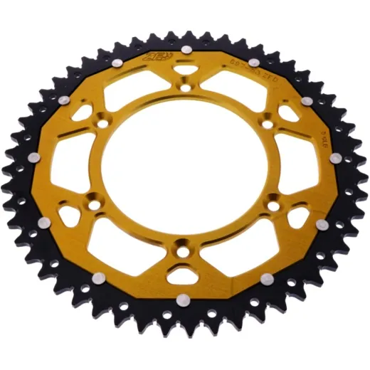 Rear sprocket dual 53 tooth pitch 520 gold