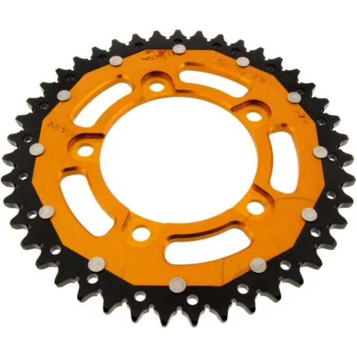 Rear sprocket dual 43 tooth pitch 525 gold