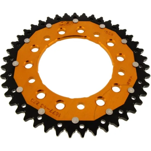 Rear sprocket dual 43 tooth pitch 525 gold ZFD187743GLD