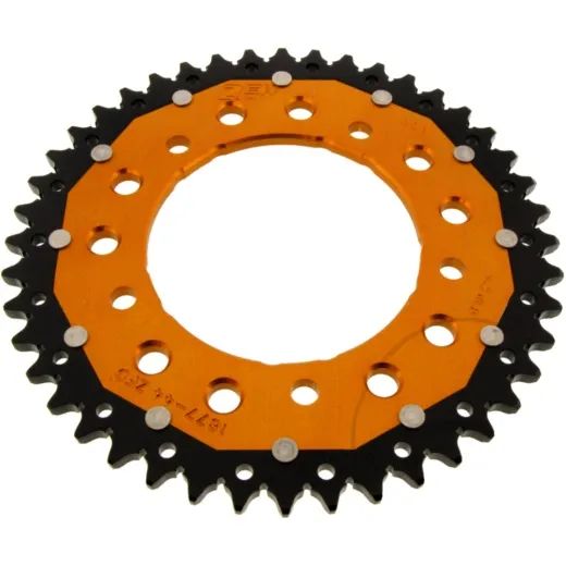 Rear sprocket dual 44 tooth pitch 525 gold ZFD187744GLD
