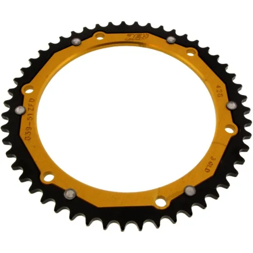 Rear sprocket dual 51 tooth pitch 428 gold