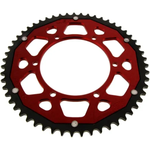 Rear sprocket dual 55 tooth pitch 428 red