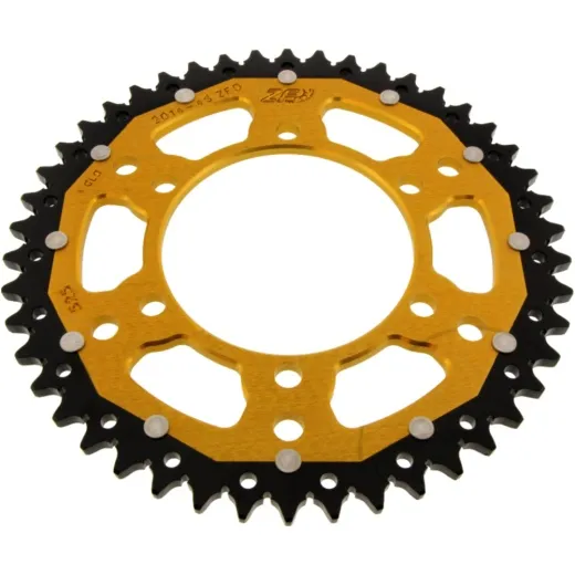 Rear sprocket dual 46 tooth pitch 525 gold