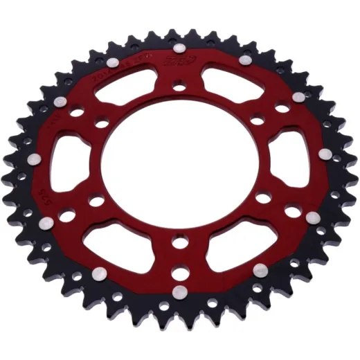 Rear sprocket dual 46 tooth pitch 525 red ZFD201446RED