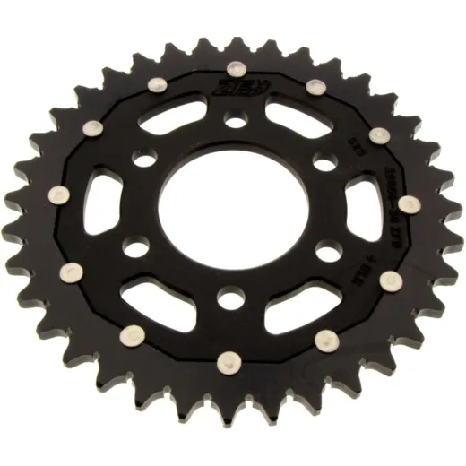Rear sprocket dual 36 tooth pitch 525 black