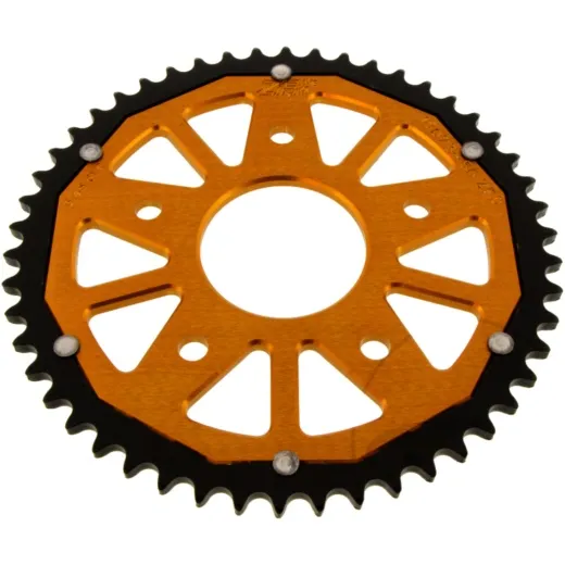Rear sprocket dual 50 tooth pitch 428 gold