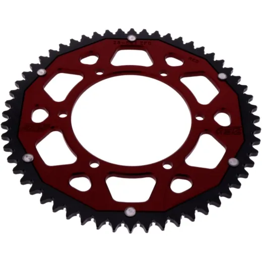 Rear sprocket dual 56 tooth pitch 428 RED