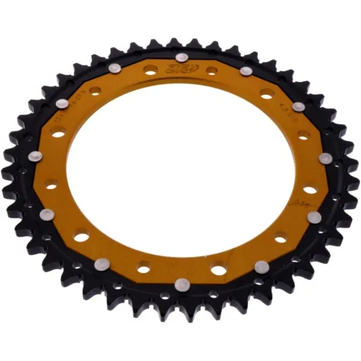 Rear sprocket dual 46 tooth pitch 530 GOLD