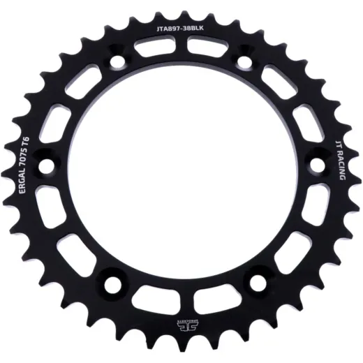 Alu-Kettenrad 38Z Teilung 520 schwarz