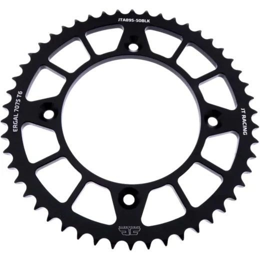 Alu-Kettenrad 50Z Teilung 428 schwarz JTA89550BLK