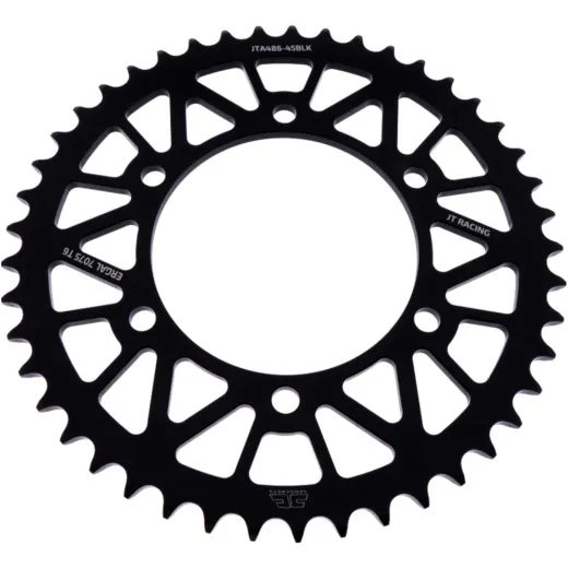 Alu-Kettenrad 45Z Teilung 520 schwarz JTA48645BLK