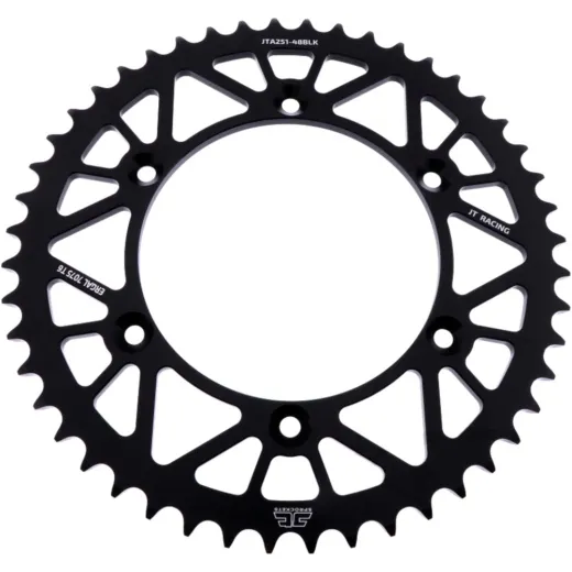 Alu-Kettenrad 48Z Teilung 520 schwarz JTA25148BLK
