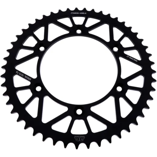 Alu-Kettenrad 49Z Teilung 520 schwarz JTA80849BLK