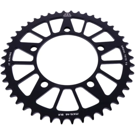 Alu-Kettenrad 46Z Teilung 520 schwarz JTA7546BLK