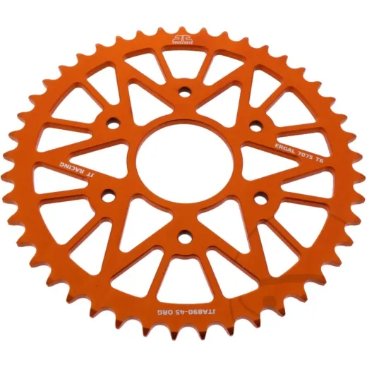 Alu-Kettenrad 45Z Teilung 520 orange JTA89045ORG