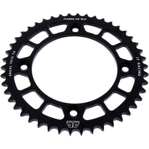 Alu-Kettenrad 46Z Teilung 428 schwarz