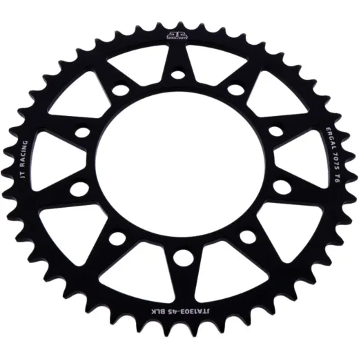 Alu-Kettenrad 45Z Teilung 520 schwarz JTA130345BLK