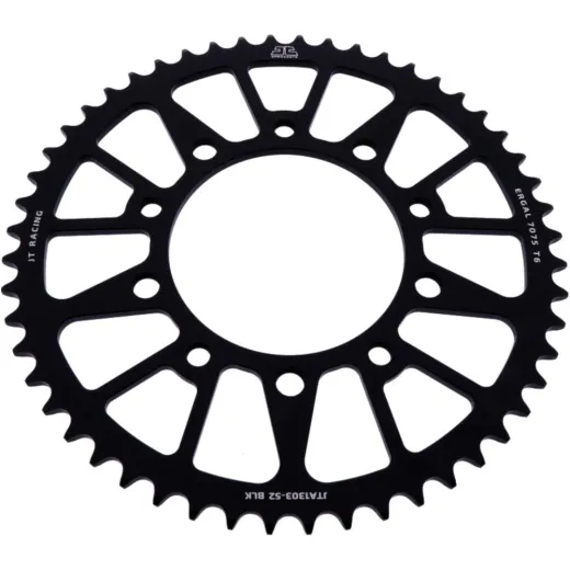 Alu-Kettenrad 52Z Teilung 520 schwarz JTA130352BLK