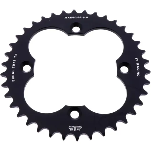 Alu-Kettenrad 38Z Teilung 520 schwarz JTA135038BLK