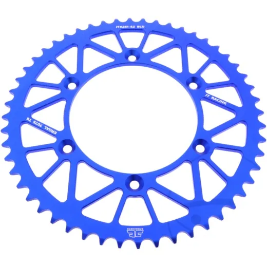 Alu-Kettenrad 52Z Teilung 520 blau JTA25152BLU