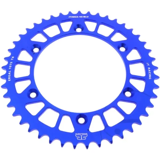 Alu-Kettenrad 45Z Teilung 520 blau