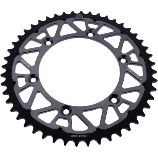 Rear sprocket twinstar 48 tooth pitch 520 grey JTX25148GR