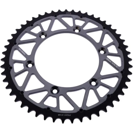 Rear sprocket twinstar 51 tooth pitch 520 grey